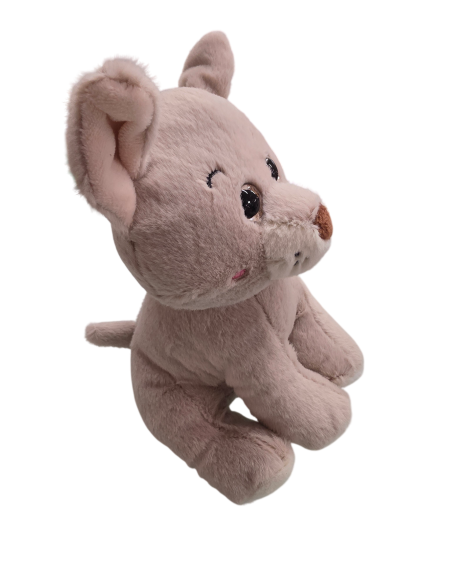 Peluche de Perro Gris